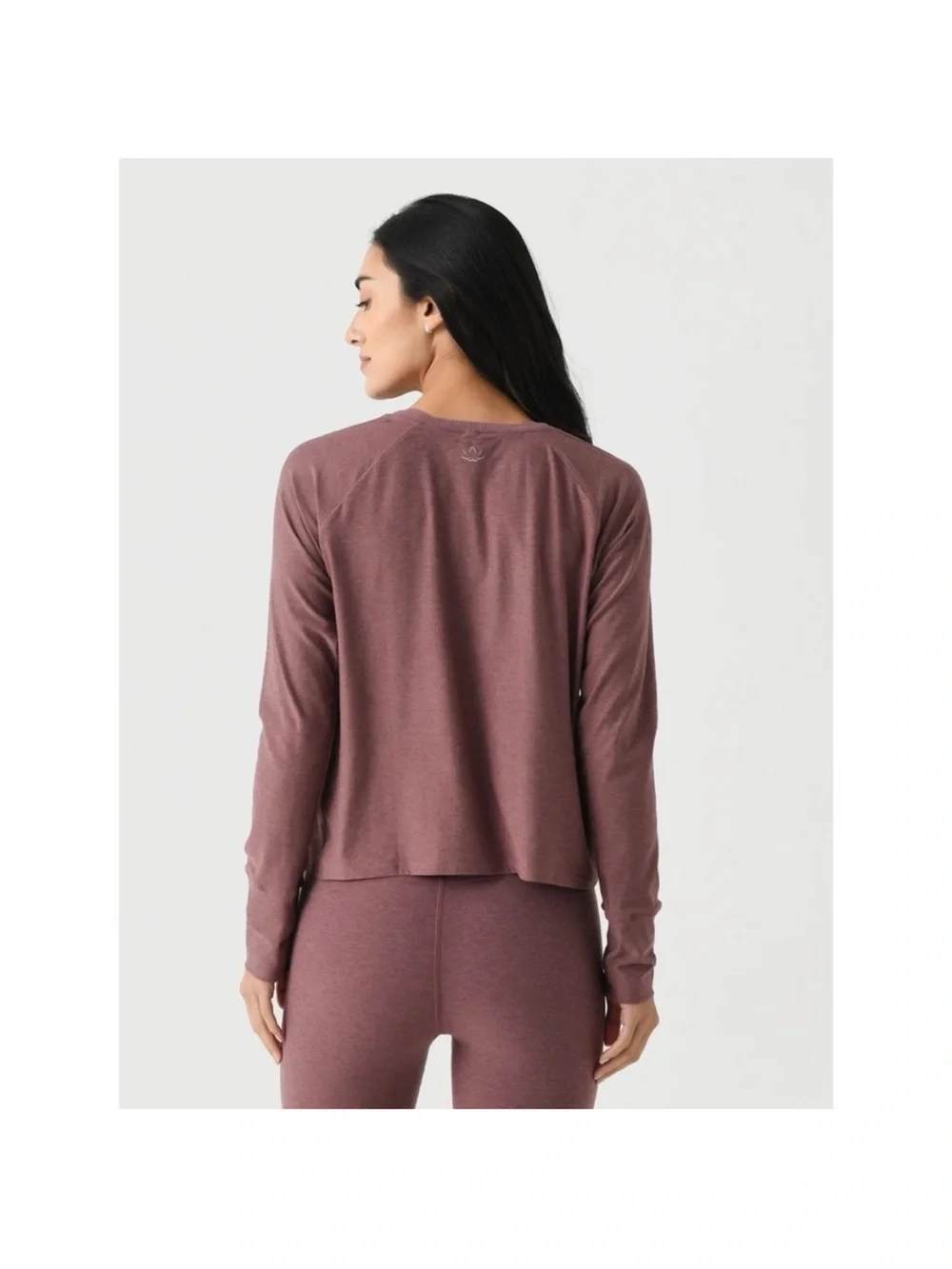 Beyond Yoga Featherweight Daydreamer Pullover Long Sleeve Tee